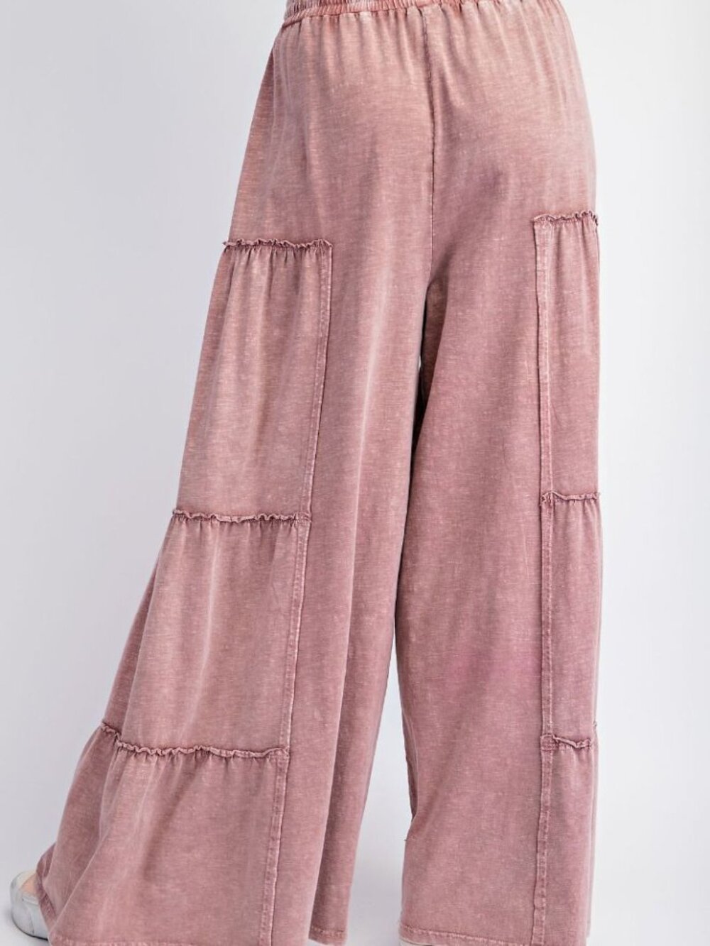 EASEL MINERAL WASHED TIERED PANT - Picture 3 of 3